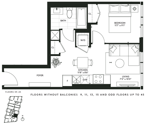 450 Front Street West Studio-3 Beds Apartment for Rent - Photo Gallery 54